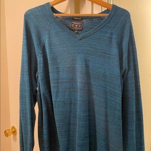 American Eagle Blue V-Neck Sweater